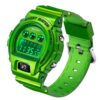 SANDA 2017 Green SANDA 2017 Digital Fashion Sports Outdoor 5 ATM Water Proof Men's Watch