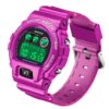 SANDA 2017 Purple SANDA 2017 Digital Fashion Sports Outdoor 5 ATM Water Proof Men's Watch