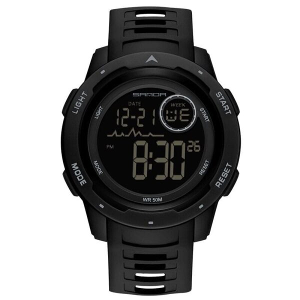 SANDA 2125 Digital Running Military Sports 5 ATM Water Proof Watch for Men