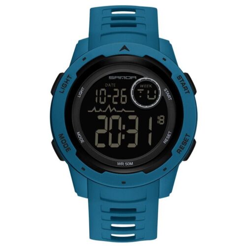 SANDA 2125 Digital Running Military Sports 5 ATM Water Proof Watch for Men