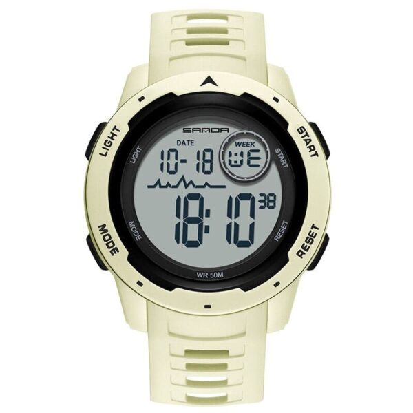 SANDA 2125 Digital Running Military Sports 5 ATM Water Proof Watch for Men