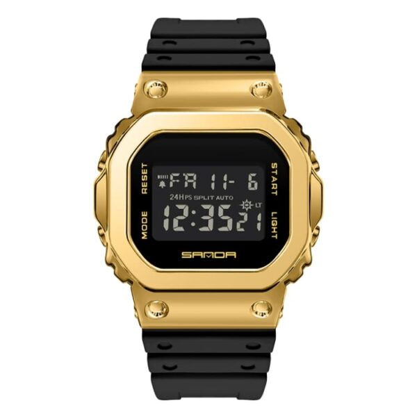 SANDA 2126 Digital Sports Casual Fashion Water Proof Mens Watch