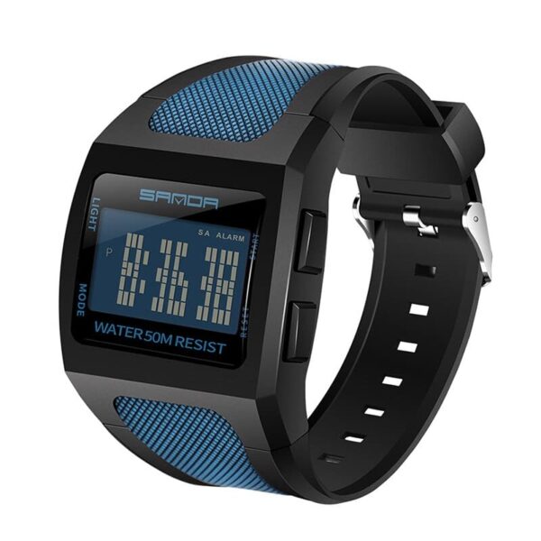 SANDA 222 Blue SANDA 222 Digital LED Sport 5 ATM Water Proof Men's Watch
