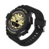SANDA 3101 Black Gold SANDA 3101 Quartz Analog Digital Sports Casual Water Proof Men's Watch