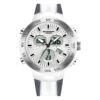 SANDA 3112 White SANDA 3112 Quartz Analog Dual Time Digital Casual 5 ATM Water Proof Men's Watch