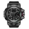 SANDA 3132 Black SANDA 3132 Quartz Analog Digital Dual Time Casual Sport Military Water Proof Men's Watch