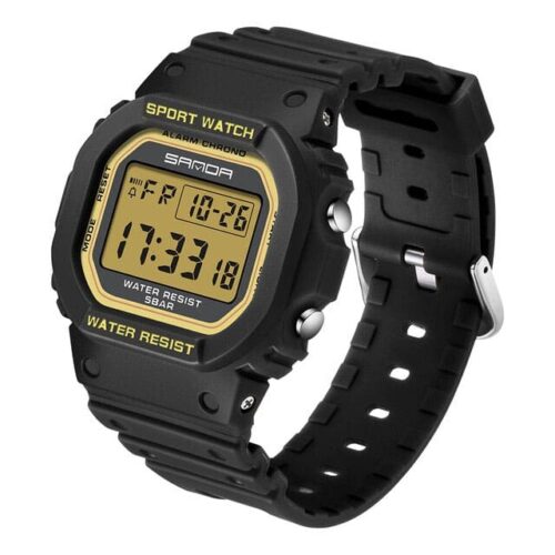 SANDA 329 Digital Casual Sport Classic Square Face Watch for Men