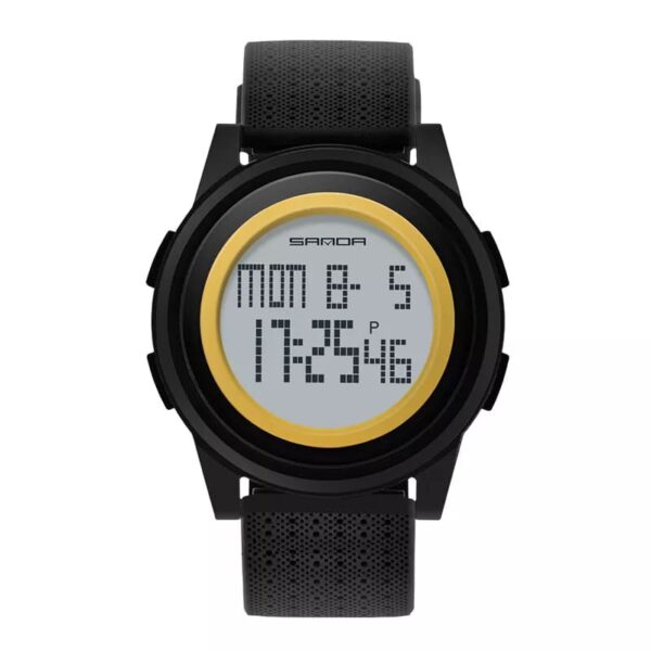SANDA 337 Black Gold SANDA 337 Digital Sports Running Men's Watch