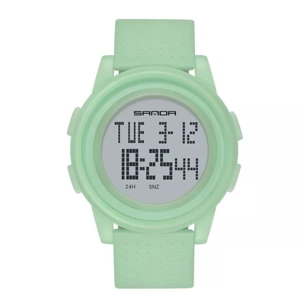 SANDA 337 Green SANDA 337 Digital Sports Running Men's Watch