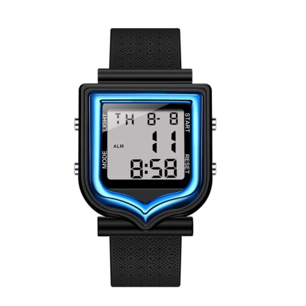 SANDA 388 Blue SANDA 388 Digital Square Outdoor Sports Water Proof Men's Watch
