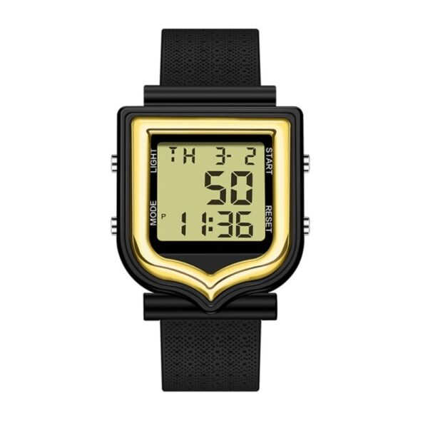 SANDA 388 Gold SANDA 388 Digital Square Outdoor Sports Water Proof Men's Watch