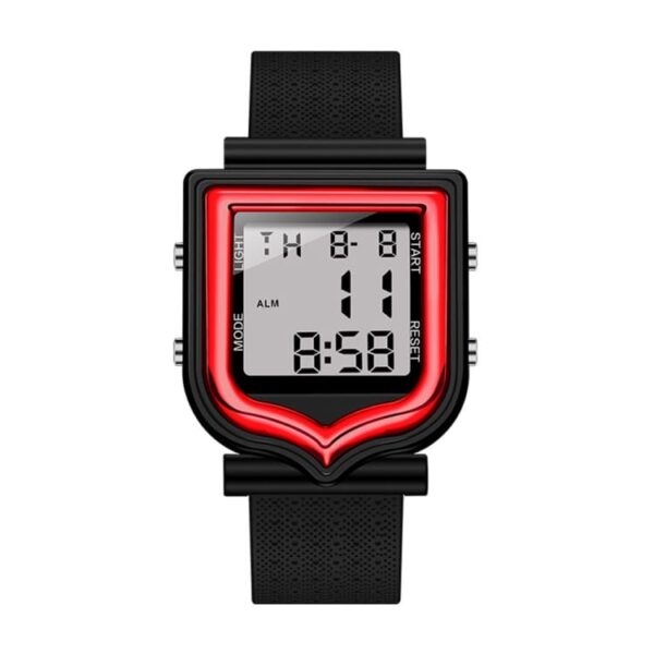 SANDA 388 Red SANDA 388 Digital Square Outdoor Sports Water Proof Men's Watch
