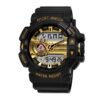 SANDA 599 Gold SANDA 599 Digital Analog Dual Time Outdoor Sports Military Watch for Men