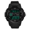 SANDA 6002 Digital Analog Dual Time Sports Military Water Proof Watch for Men