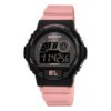 SANDA 6004 Black Pink SANDA 6004 Digital Sport Outdoor Casual Water Proof Watch for Men