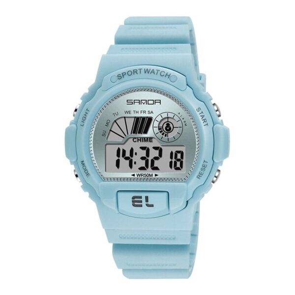 SANDA 6004 Blue SANDA 6004 Digital Sport Outdoor Casual Water Proof Watch for Men