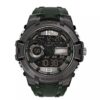 SANDA 6015 Dual Time Quartz Digital Water Proof Sport Watch for Men