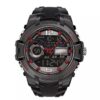 SANDA 6015 Dual Time Quartz Digital Water Proof Sport Watch for Men