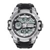 SANDA 6015 Dual Time Quartz Digital Water Proof Sport Watch for Men