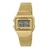 SANDA 6017 Gold SANDA 6017 Digital Classic Square Face Casual Water Proof Watch for Men