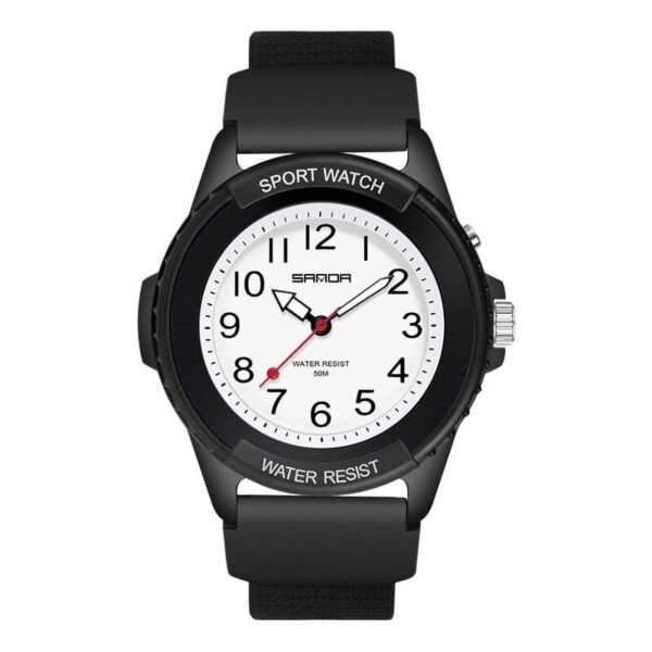 SANDA 6018 Quartz Analog Simple Minimal Water Proof Watch for Women