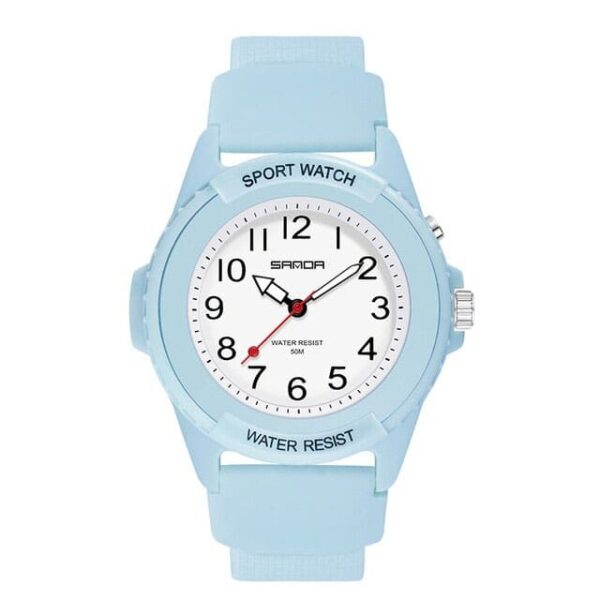 SANDA 6018 Quartz Analog Simple Minimal Water Proof Watch for Women