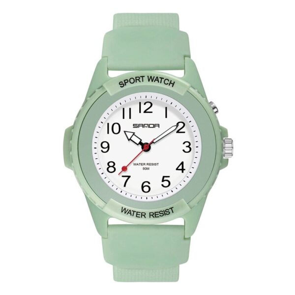 SANDA 6018 Quartz Analog Simple Minimal Water Proof Watch for Women