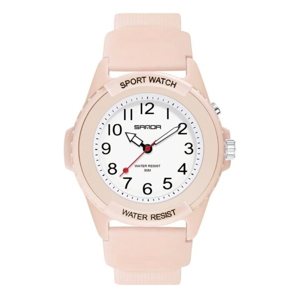 SANDA 6018 Quartz Analog Simple Minimal Water Proof Watch for Women