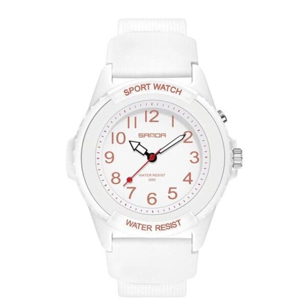 SANDA 6018 Quartz Analog Simple Minimal Water Proof Watch for Women