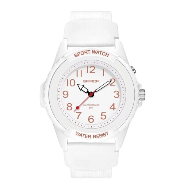SANDA 6018 Quartz Analog Simple Minimal Water Proof Watch for Women