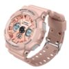 SANDA 6033 Pink SANDA 6033 Digital Dual Time Quartz Analog Sports Casual Water Proof Men Women Unisex Watch