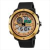SANDA 762 Quartz Analog Dual Time Casual Sports Water Proof Watch for Men