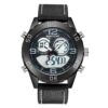 SANDA 772 Black SANDA 772 Dual Time Quartz Analog Digital Business Casual Men's Watch