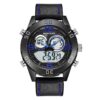 SANDA 772 Blue SANDA 772 Dual Time Quartz Analog Digital Business Casual Men's Watch