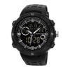 SANDA 776 Black SANDA 776 Digital Quartz Analog Dual Time Sports Casual Water Proof Watch for Men