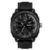 SANDA 790 Quartz Digital Dual Time Casual 3 ATM Water Resistant Watch for Men
