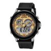 SANDA 793 Gold SANDA 793 Quartz Analog Digital Dual Time Casual Men's Watch