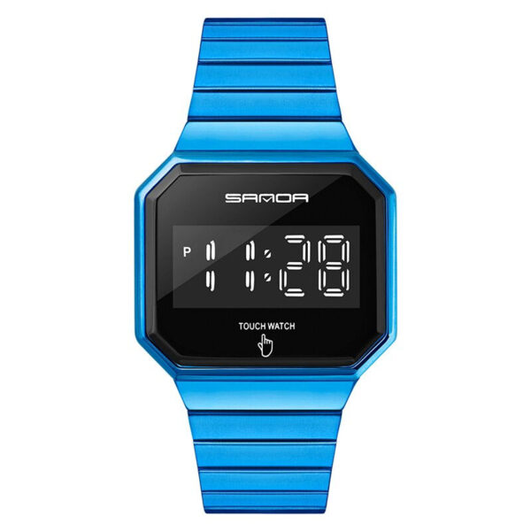 SANDA 8001 Blue SANDA 8001 Digital Causal Touch Screen Water Proof Watch for Men