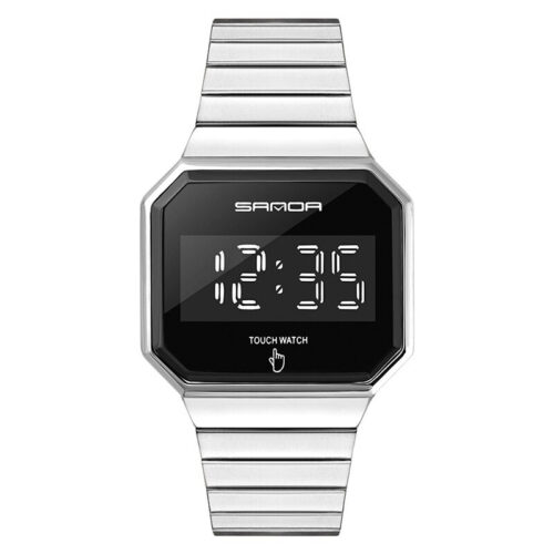 SANDA 8001 Digital Causal Touch Screen Water Proof Watch for Men