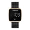 SANDA 8009 Black Rose gold SANDA 8009 Digital Square Touch Screen Fashion Casual Watch for Women