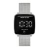 SANDA 8009 Silver SANDA 8009 Digital Square Touch Screen Fashion Casual Watch for Women