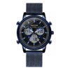 SANDA 803 Blue SANDA 803 Quartz Analog Digital Dual Time 5 ATM Water Proof Watch for Men