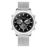 SANDA 803 Silver SANDA 803 Quartz Analog Digital Dual Time 5 ATM Water Proof Watch for Men