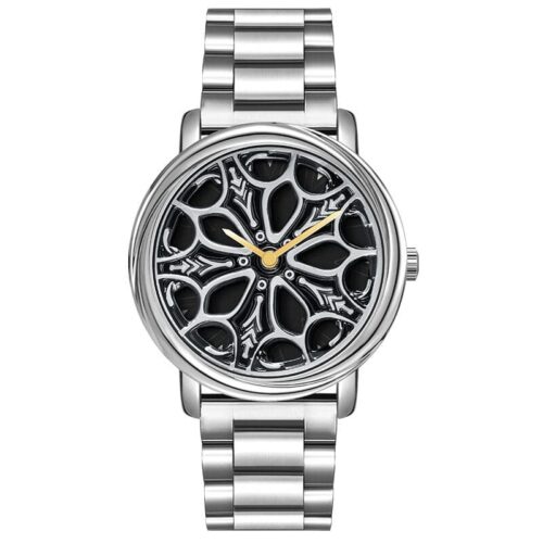 SANDA P1105 Creative Rotating Wheel Dial Quartz Analog Men's Watch