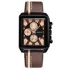 SANDA 5003 Quartz Analog Casual Luxury Business Leather Strap Men's Watch