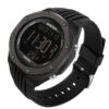 SANDA 6028 Digital 50M Water Proof Sports Body Temperature Monitor Watch for Men