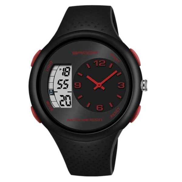SANDA 763 Analog Digital Casual 5 ATM Water Proof Men's Watch