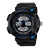SANDA 766 Blue SANDA 766 Dual Time Quartz Digital Casual Men's Watch