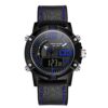 SANDA 773 Blue SANDA 773 Quartz Dual Time Digital Analog Casual Men's Watch