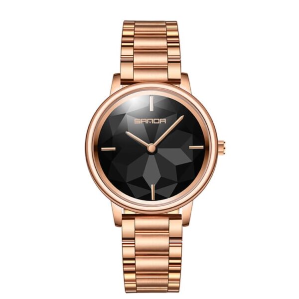 SANDA 1019 Quartz Analog Casual Fashion Lotus Women's Watch